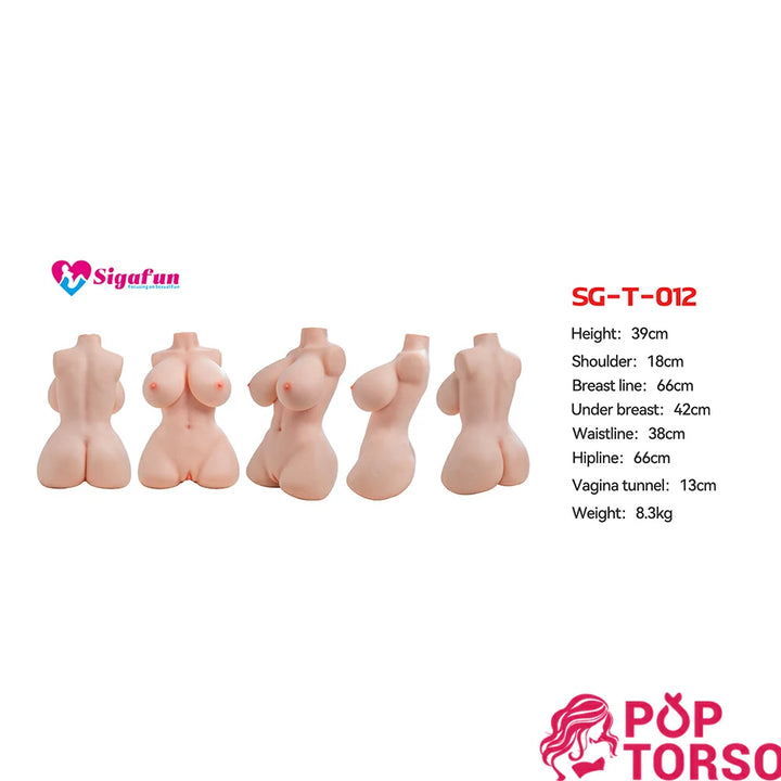 Sigafun Sophie SG-T-012 Torso Sex Toy BBW Busty  Female Sexdolls