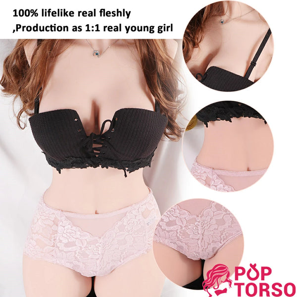 Yeloly Erica Life-Sized Realistic Big Boobs Booty Female Torso Sex Dolls 